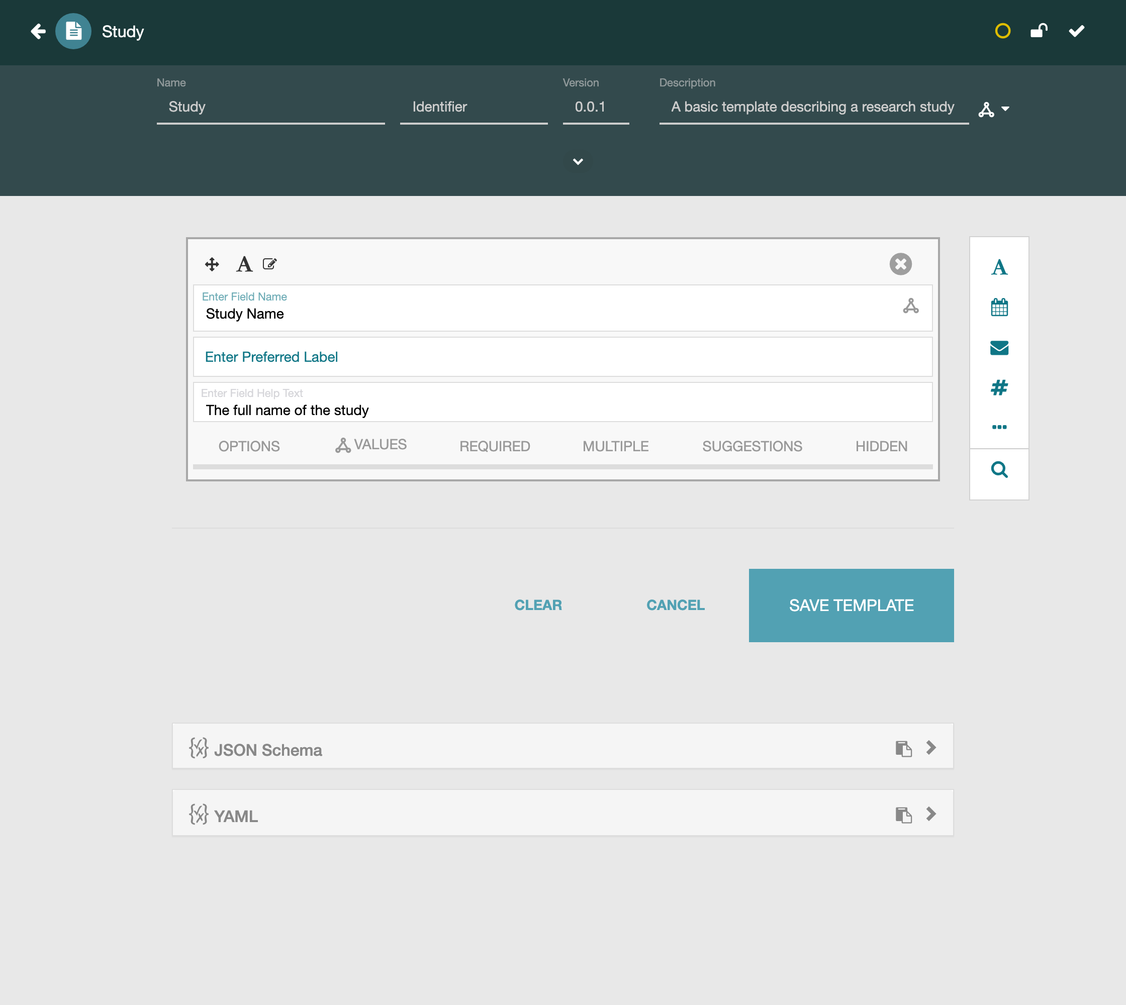 Adding and naming a text field